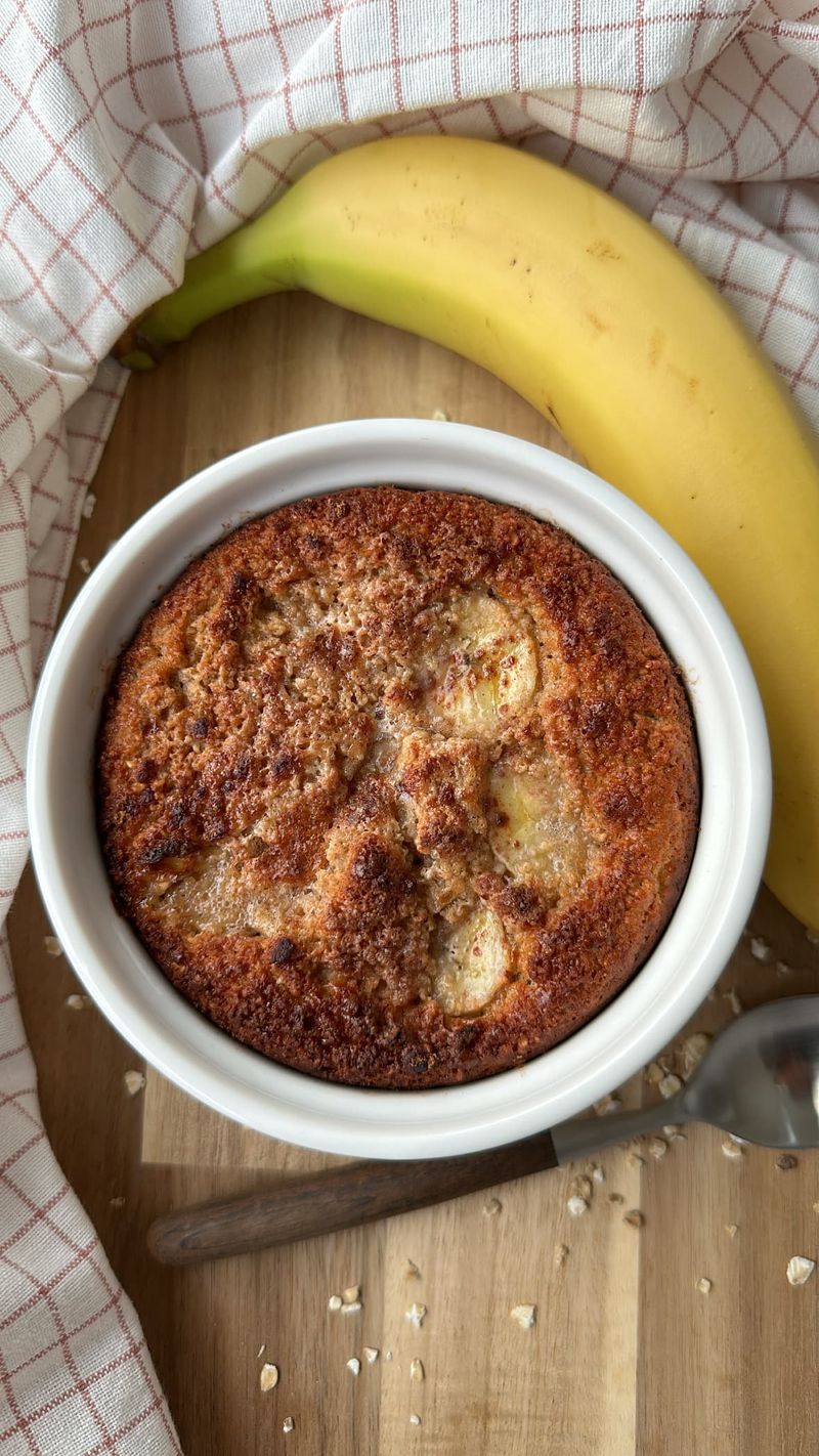 Baked oats met pindakaas en banaan Gezond en makkelijk recept Lot Beukers